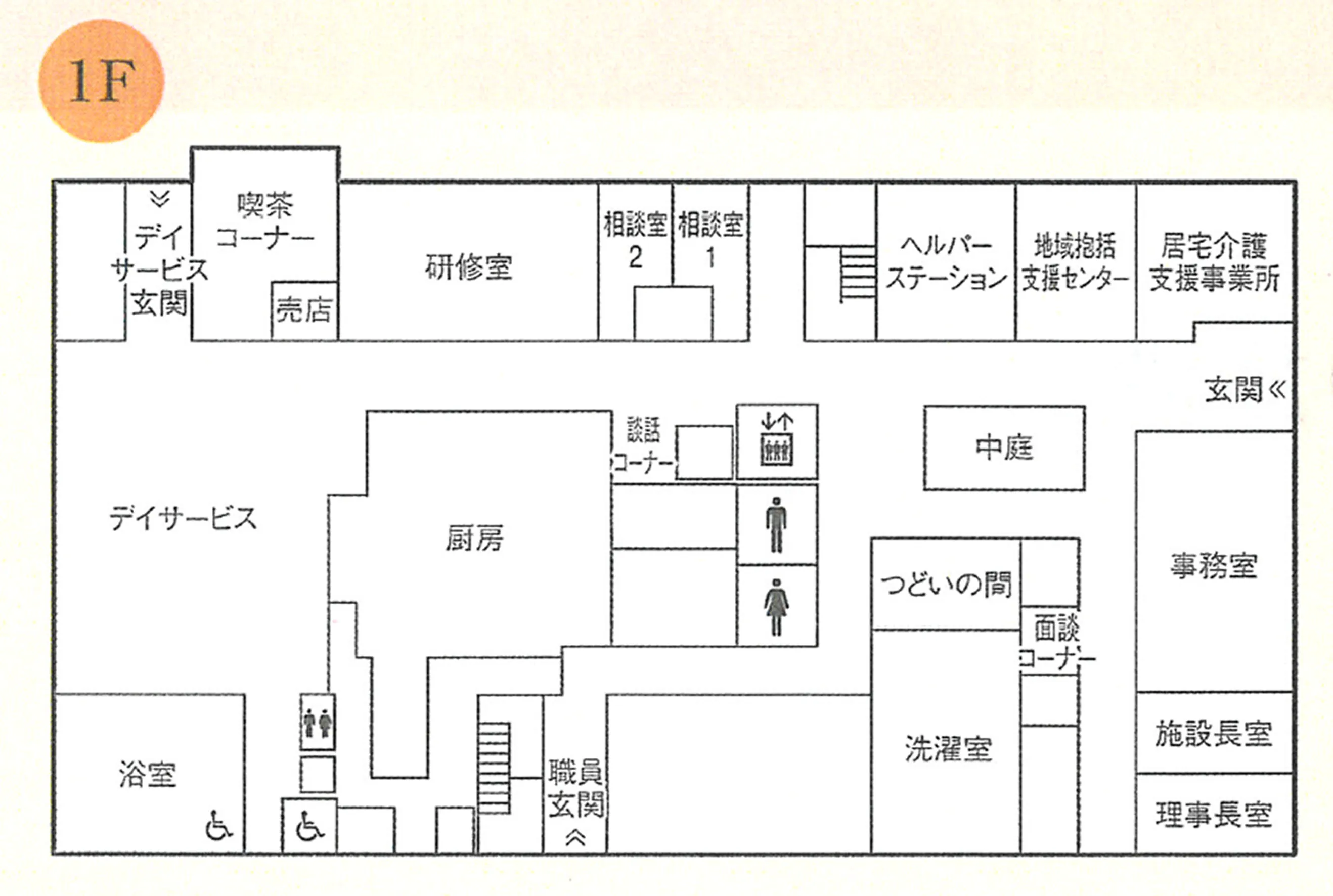 1階フロアマップ