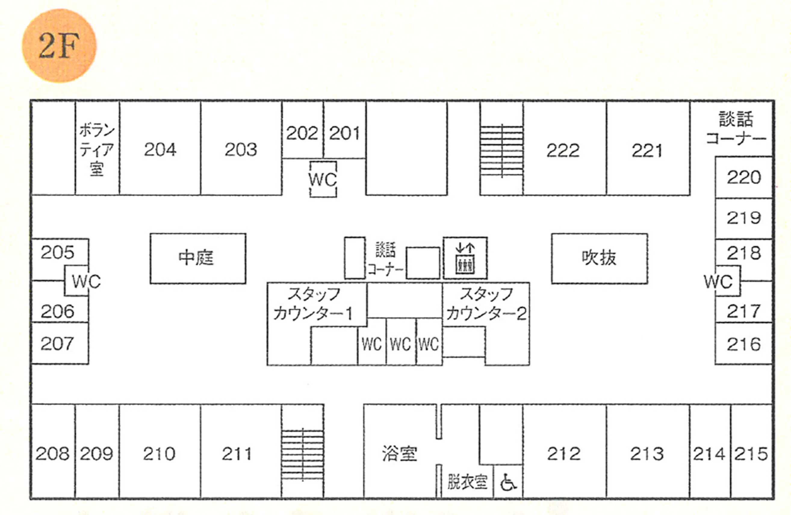 2階フロアマップ