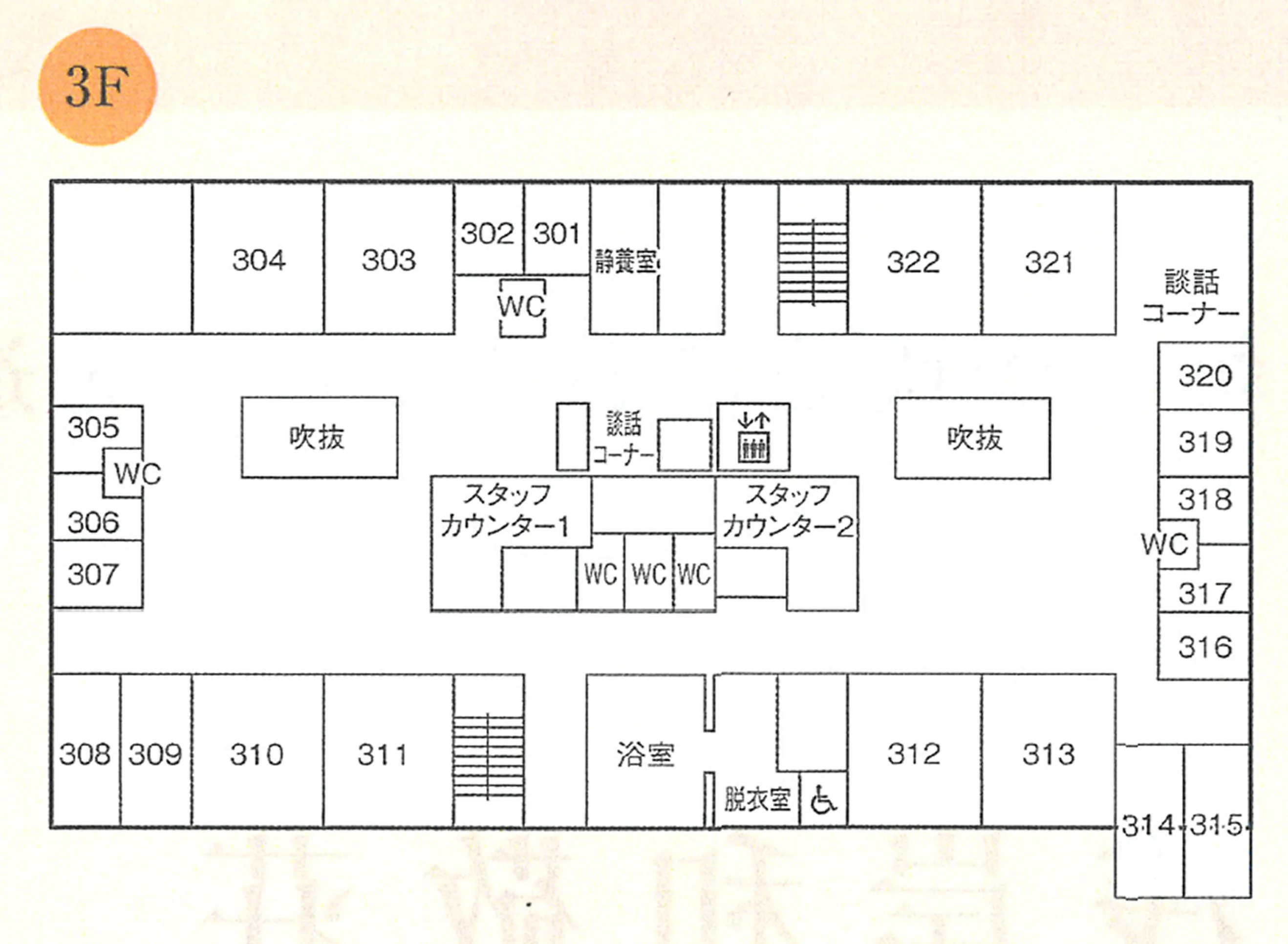 3階フロアマップ