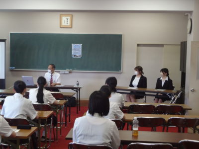 後輩へエール！