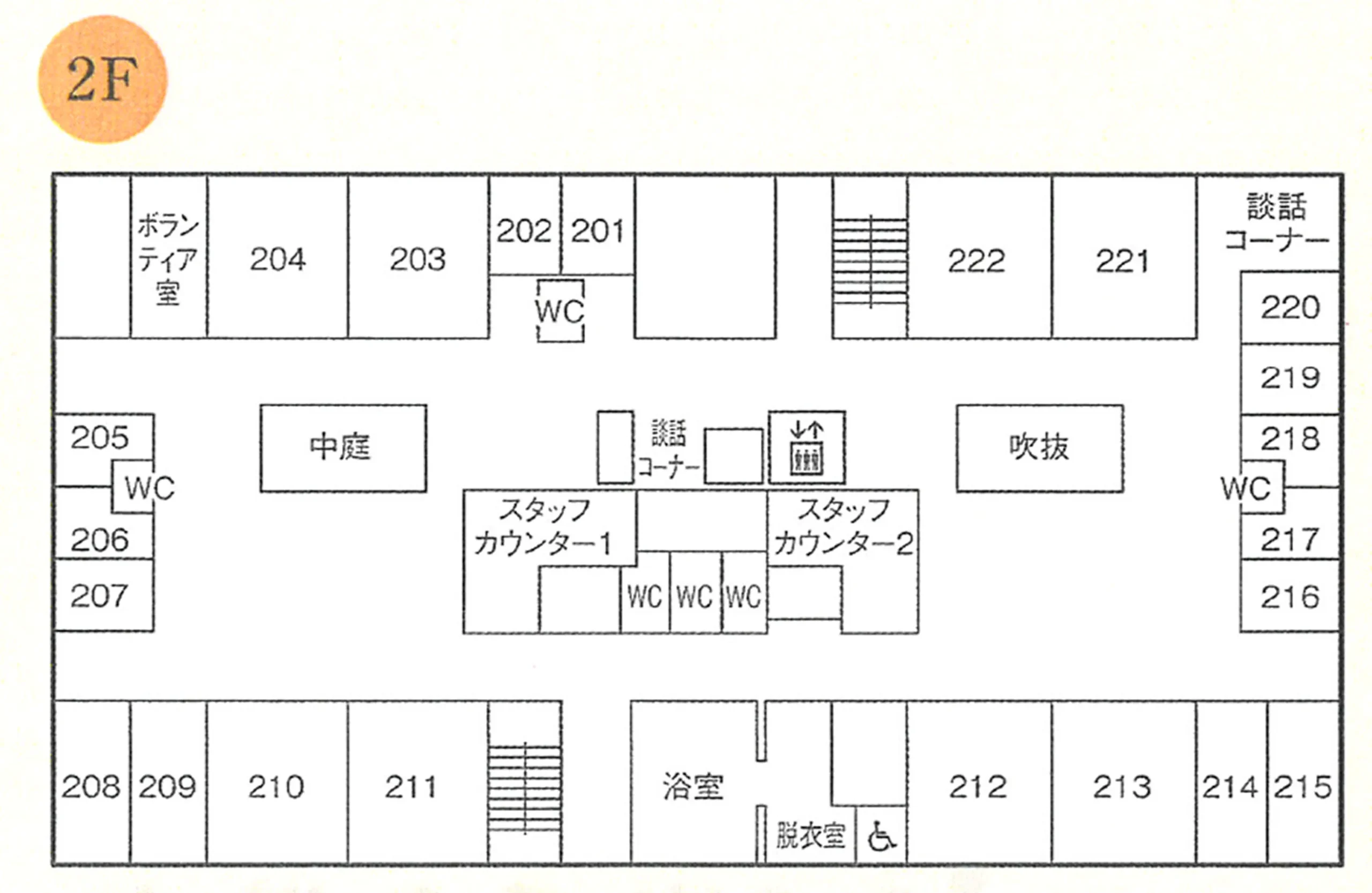 2階フロアマップ